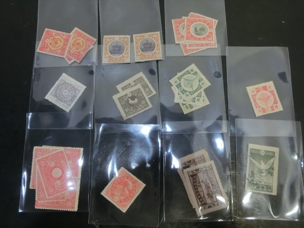 128▲日本切手 明治・大正時代の記念切手 11種 まとめて