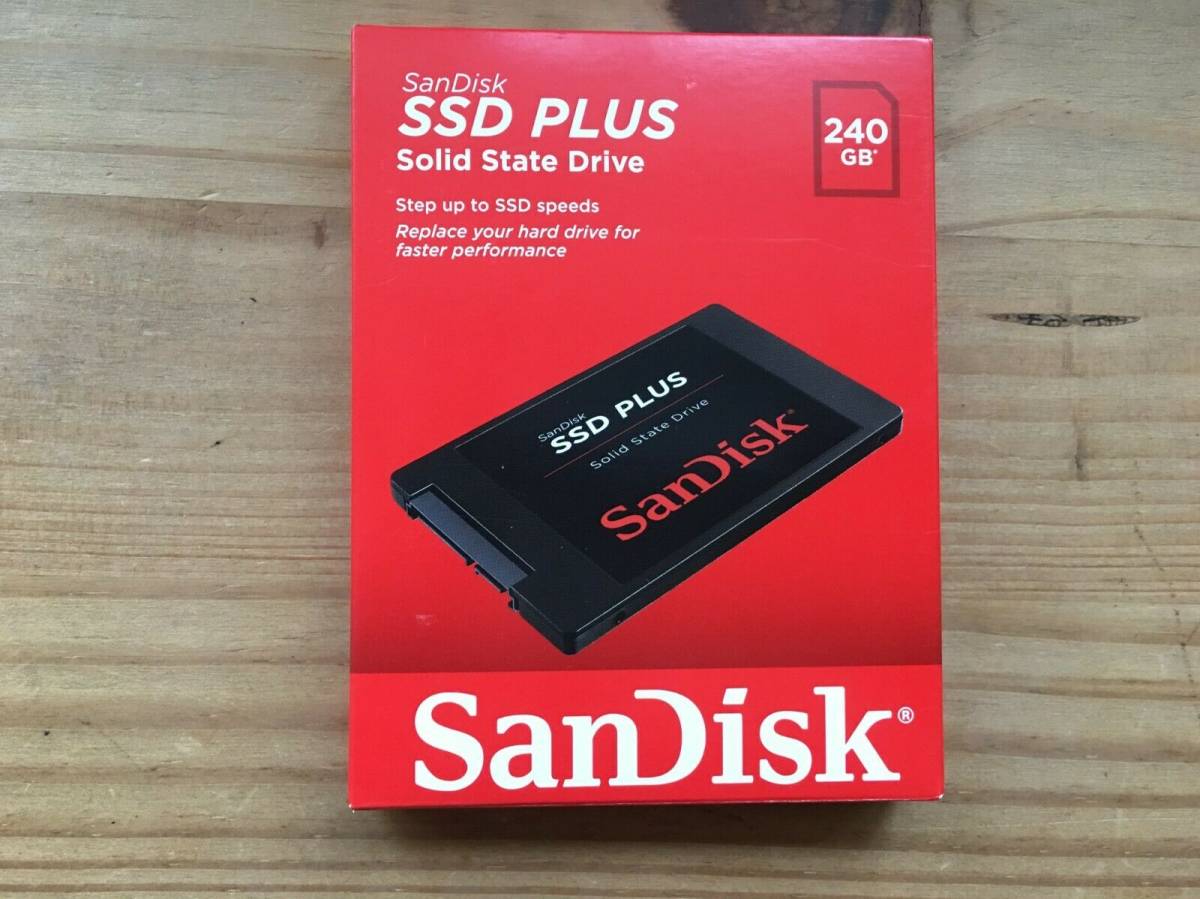 新品!! SanDisk 内蔵 2.5インチ SSD / SSD Plus 240GB / SATA3.0 / SDSSDA-240G-G26（124529-2）