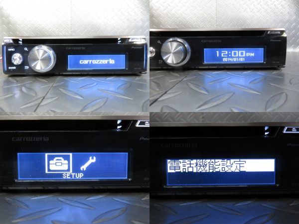 カロッツエリア DEH-7100 CD USB プレーヤー デッキ Bluetooth 1DIN 19138