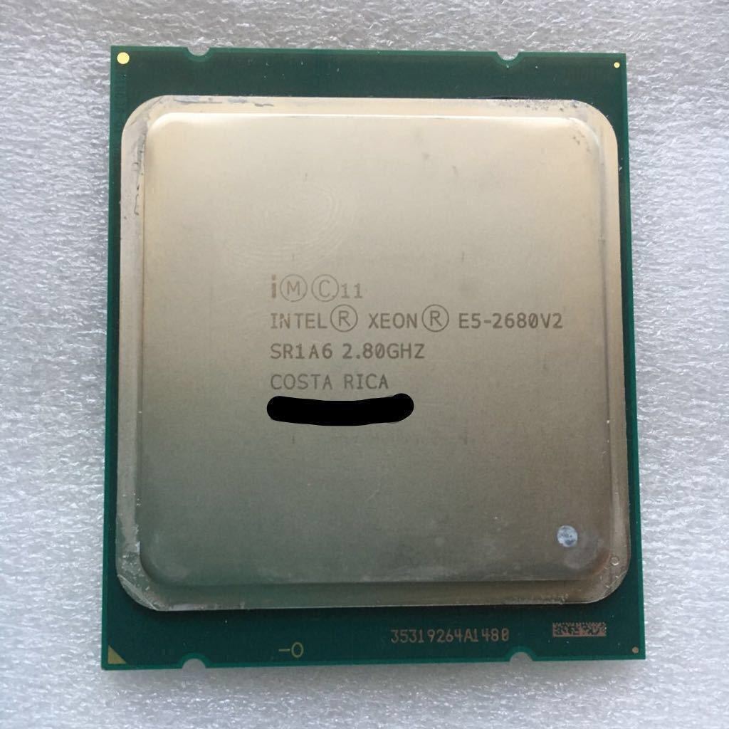 【超美品】正規品 Intel Xeon E5 2680 v2 2.80GHz LGA2011 動作確認済み