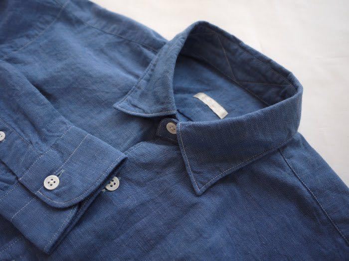 COMOLI（コモリ） ベタシャンコモリシャツ 15F-02003 BLUE 1 【公式通販】