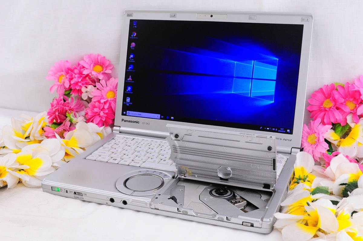 ★良品★Panasonic Let'snote CF-SX2 最新Win10 高性能i5 3340M 頼れる64bit メモリ4GBで快適♪ DVD作成 無線 Wi-Fi Office搭載