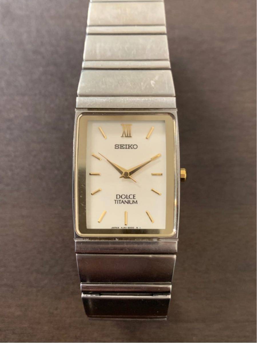 驚きの価格 ☆SEIKO DOLCE セイコー ドルチェ メンズ腕時計 クォーツ 