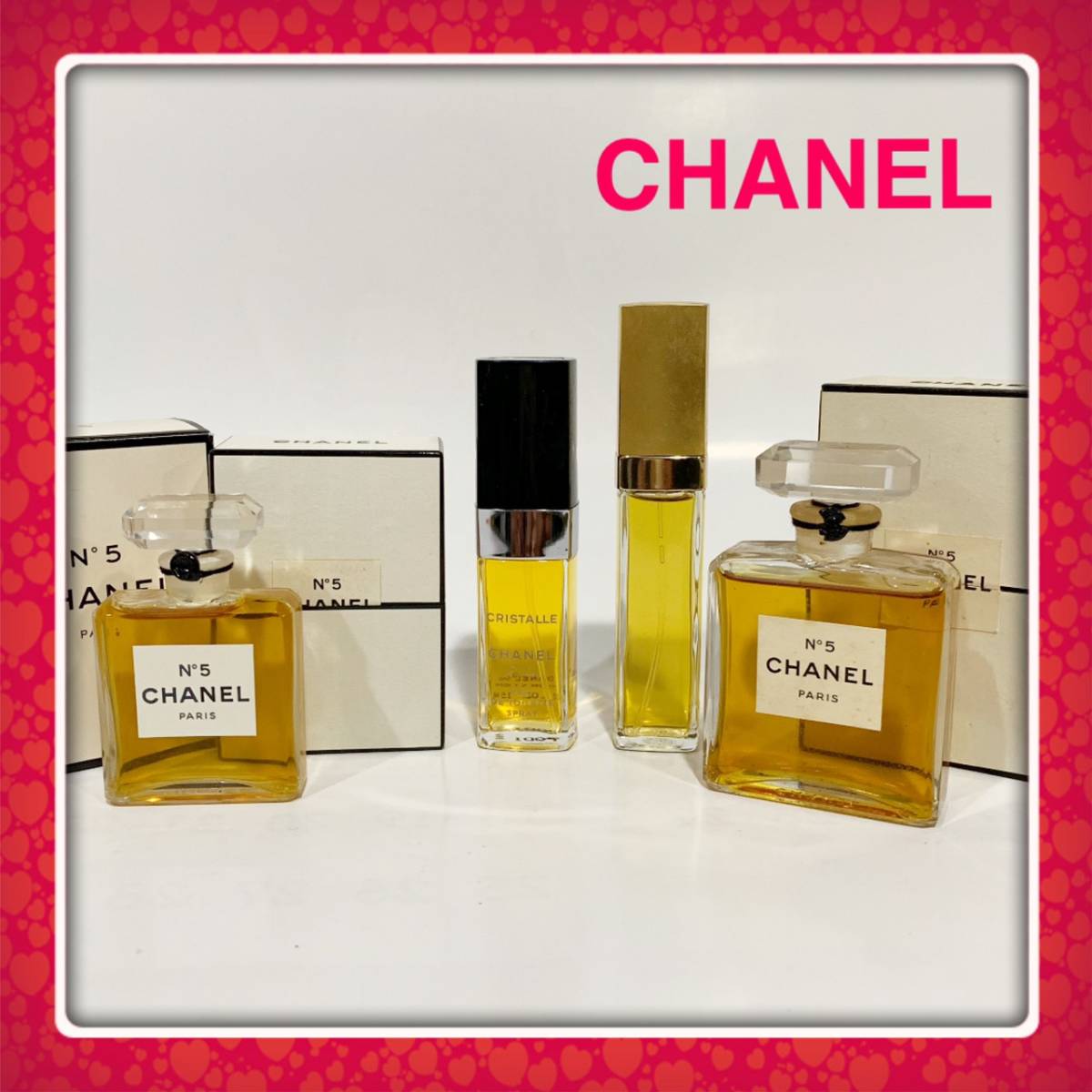 シャネル☆CHANEL☆未使用品あり☆クリスタル No5 パルファム シャネル☆CHANEL☆未使用品あり☆クリスタル No5 パルファム