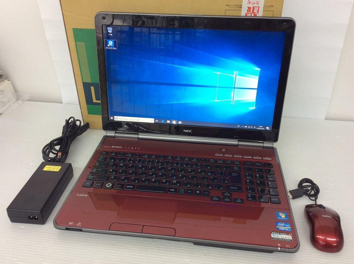 【限定SALE，定番人気】 Lavie LL750/D Windows10/i5-2410M/4GB/Blu-ray/HDD750GB ノートPC レッド DC03-205jy/E4(15インチ～)｜売買されたオークション情報、yahooの商品情報をアーカイブ公開 - オークファン NEC