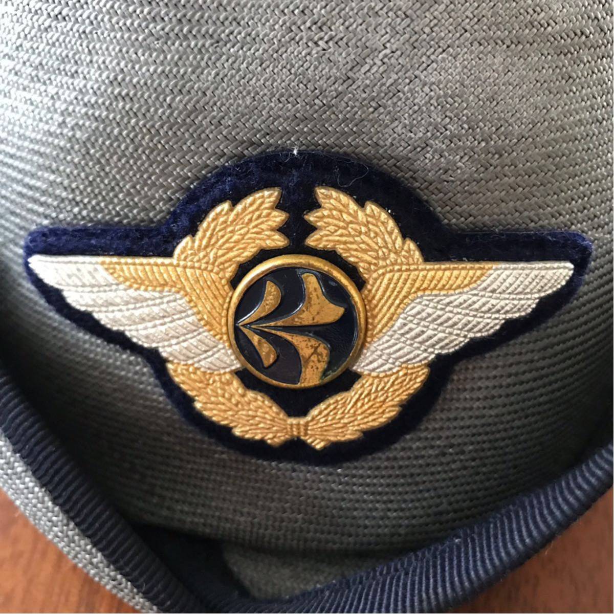 超希少！JAS 【正規品】JAS 日本エアシステム 客室乗務員 帽子 夏用