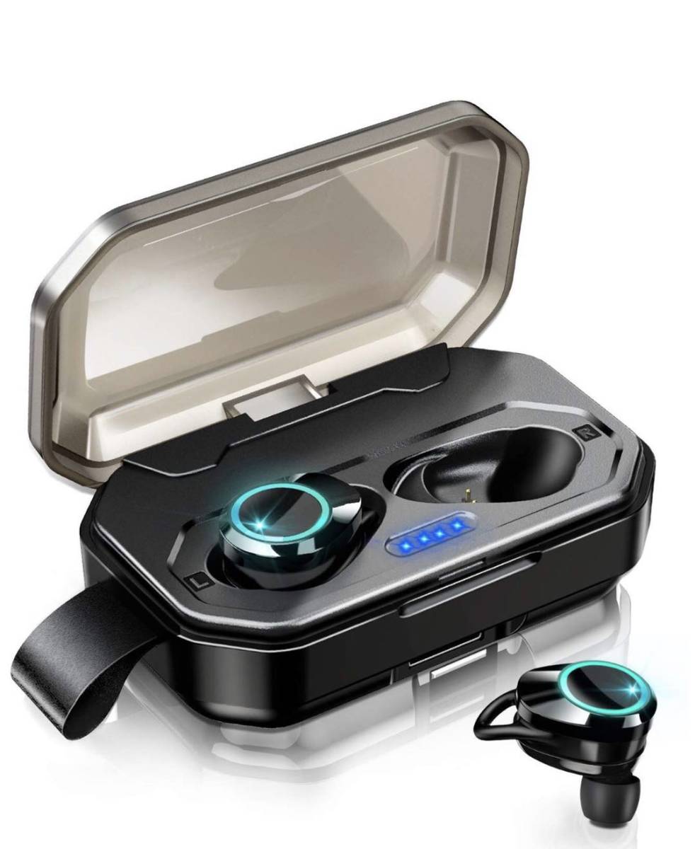 Bluetooth イヤホン IPX7完全防水 ワイヤレスイヤホン Siri対応 iPhone
