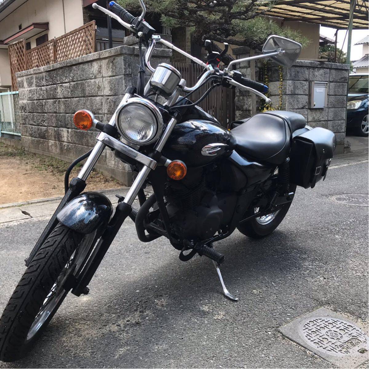 全塗装済み エリミネーター 125 cc バイク 本体 小型 アメリカン 