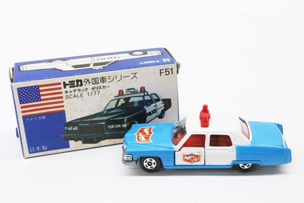 トミカ青箱F51キャデラックポリスカー(日本製) トミカ 青箱 F51 日本製 Yahoo!オークション キャデラックポリスカー