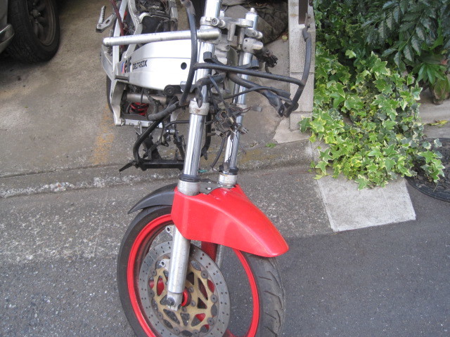 TZR250　フレームAssy　書類付き　引き取り限定！前後足回り等色々付いてます！！！_3