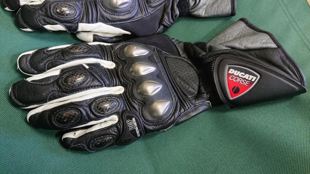 DUCATI/DAINESE レーシンググローブ チタン/カーボンプロテクション L 