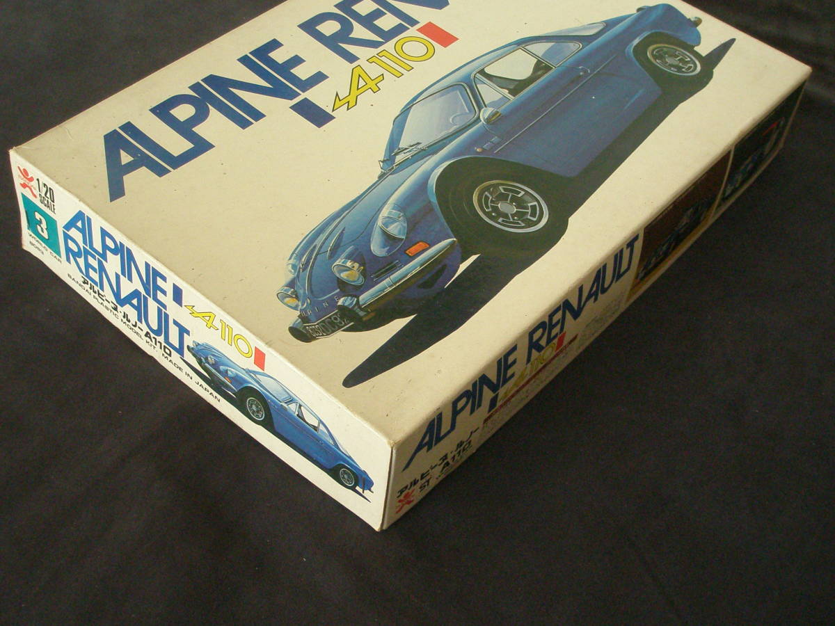 A110 1⁄20 アルピーヌ バンダイ1⁄20アルピーヌルノーA110ラリータイプ 