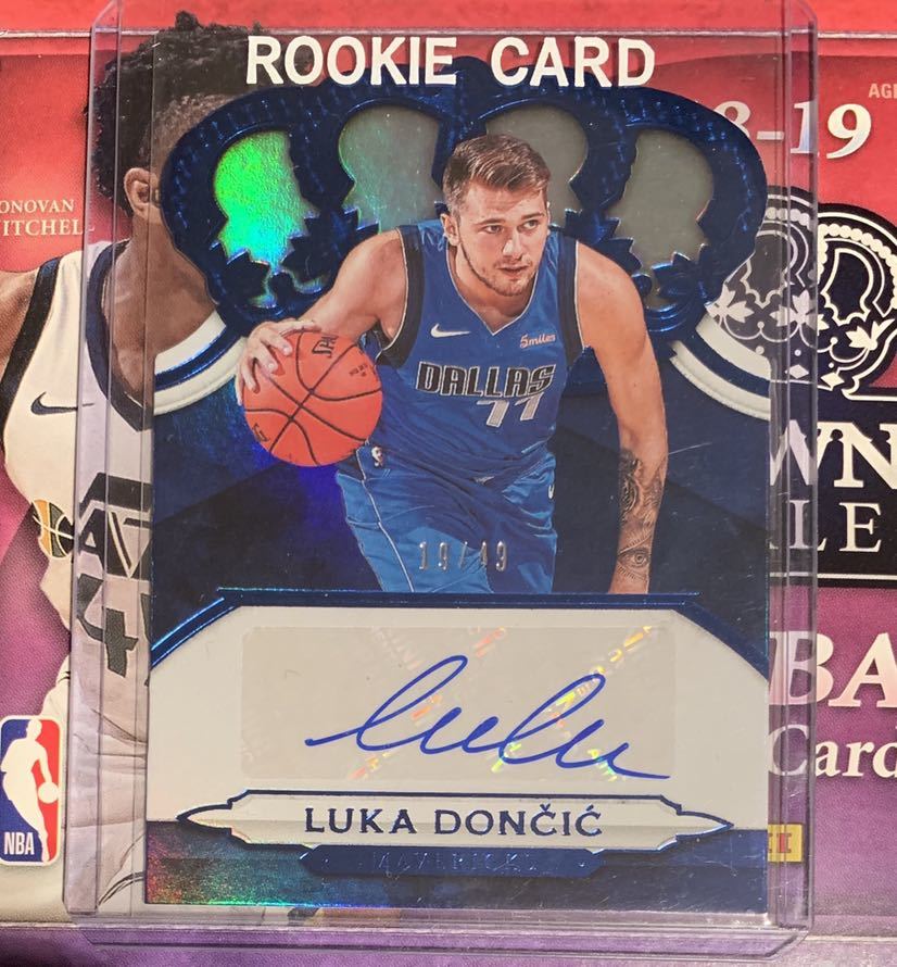 ★ 2018-19 Crown Royal NBA Luka Doncic Mavericks 19/49枚限定 RC Auto 大人気！ 大活躍！ ROY???