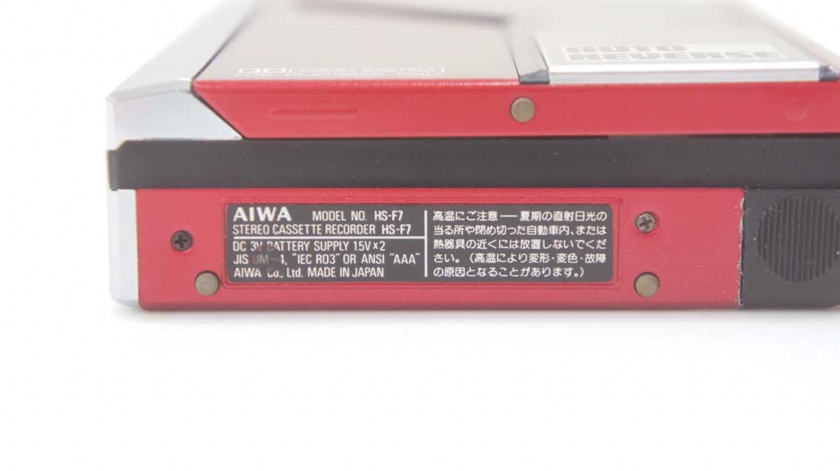 ジャンク品】 【専用ケース付】 AIWA アイワ CassetteBoy カセット