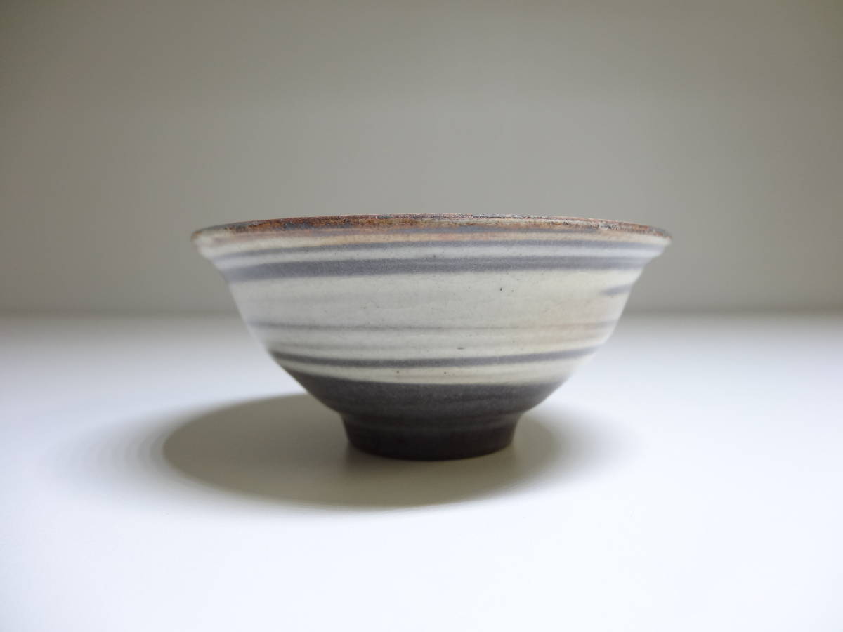 共箱 栞 中里重利 共布 本物保証 唐津焼 刷毛目盃 □唐津焼 唐津絵