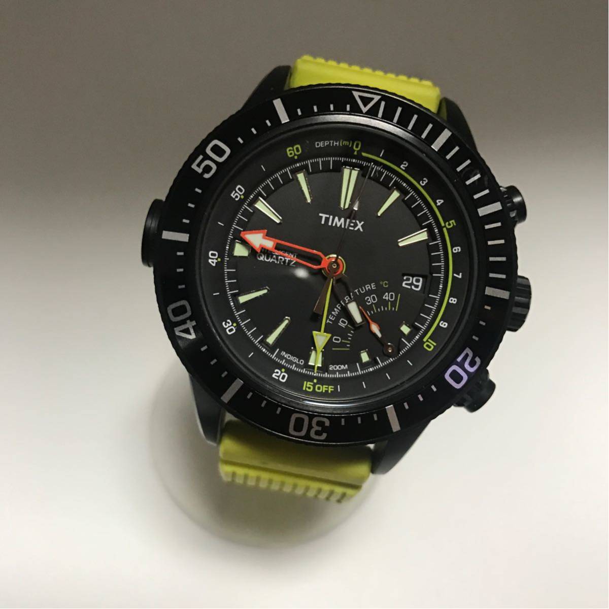 タイメックス]TIMEX インテリジェントクォーツ デプス ブラック 