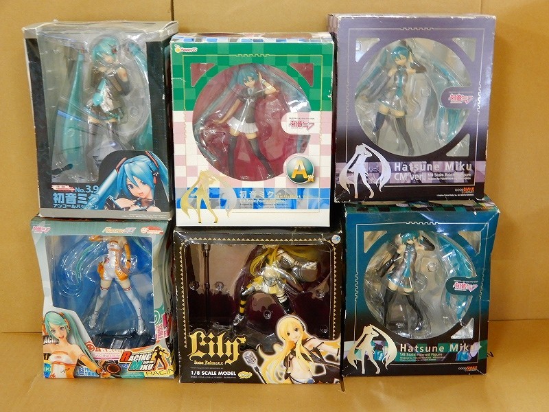 まとめ売り 初音ミク CMver. モエコレ+ アンコールパッケージ RACINGミク Lily リリィ ハッピーくじ A賞 グッスマ ボークス A0415-5