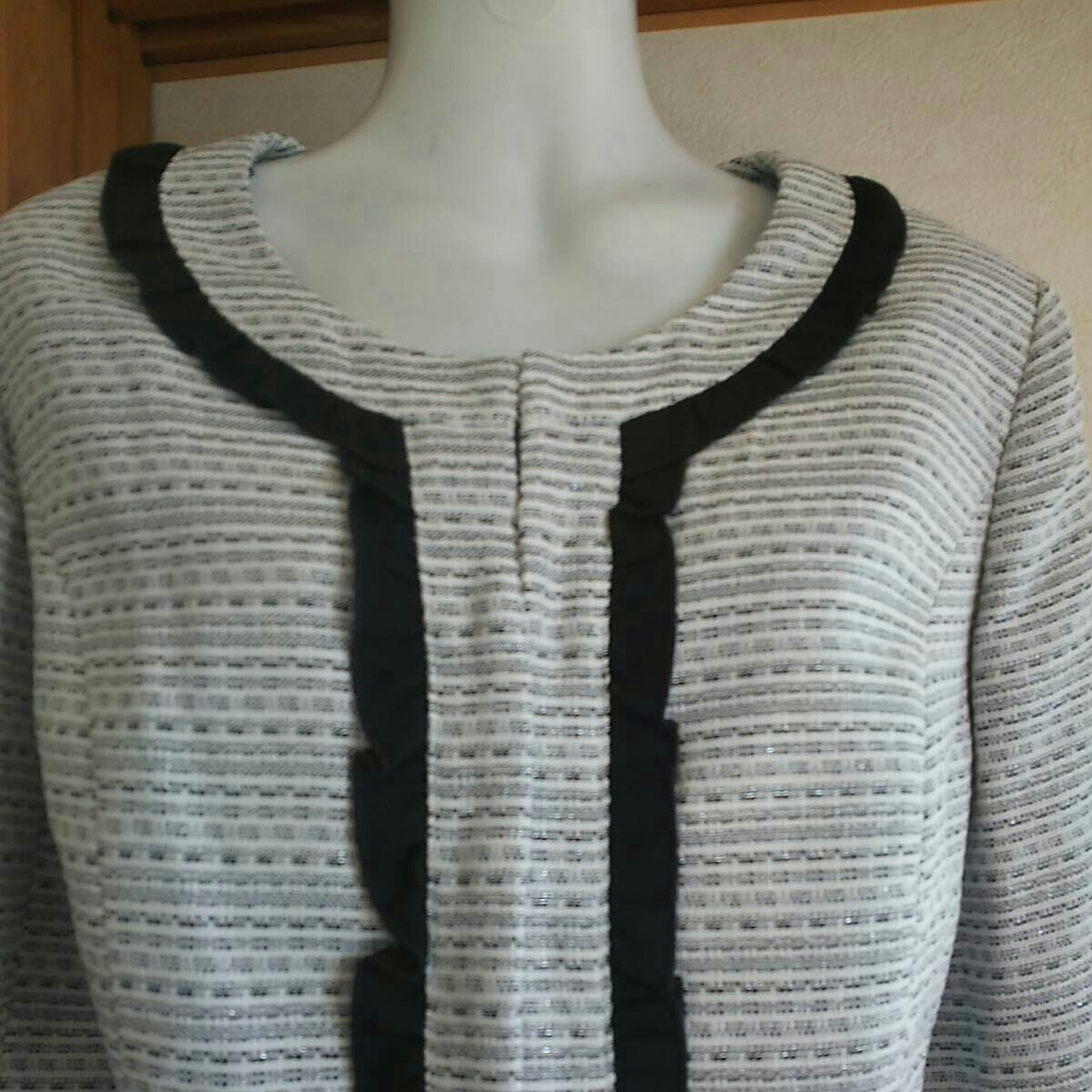 ★新品★お買い得大きいサイズ17号スーツ2点セット千鳥風 入学・卒業・七五三