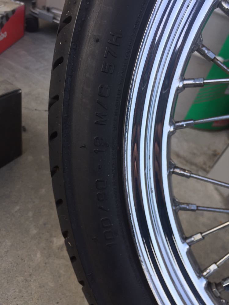 ダイナ TC88 ハーレー 前後 純正ホイール 値下可 2002FXDL1450 FXDL