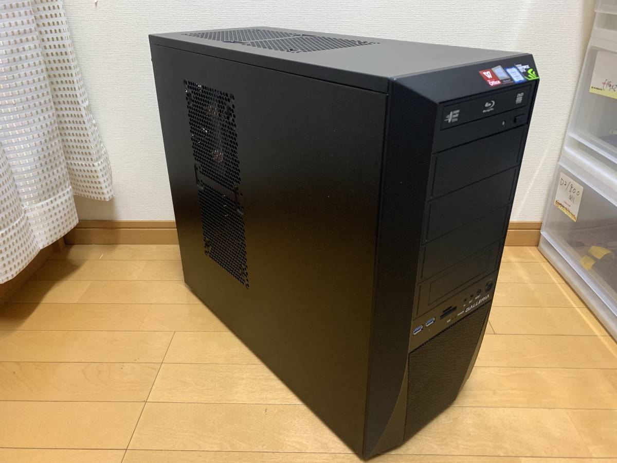 良品！ドスパラ GALLERIA ZZ i7-8700K/メモリ32GB/SSD525GB+HDD3TB