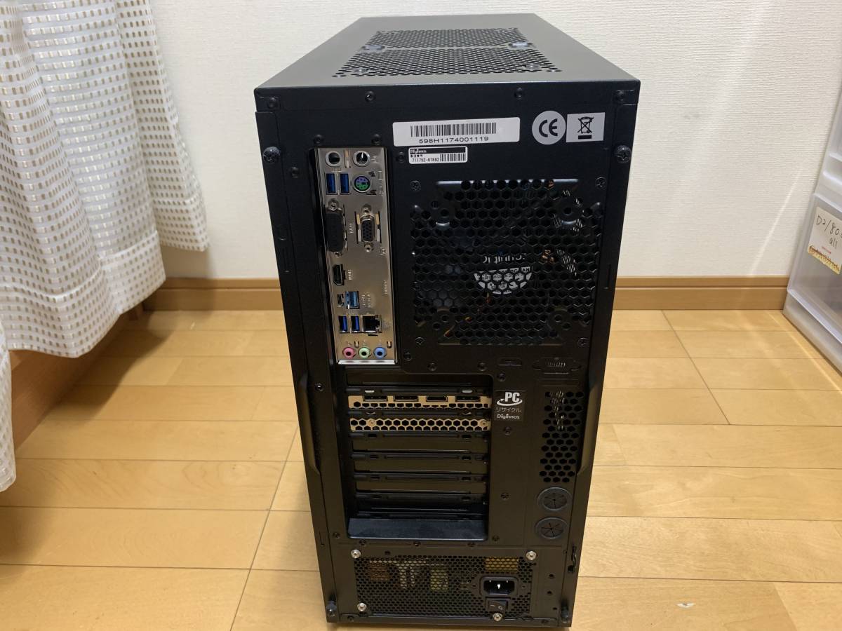 良品！ドスパラ GALLERIA ZZ i7-8700K/メモリ32GB/SSD525GB+HDD3TB