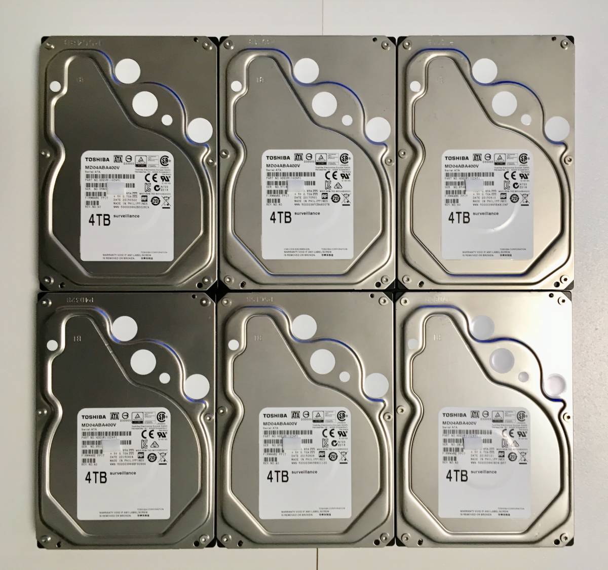 TOSHIBA 4TB 6台セット (1) 動作確認済