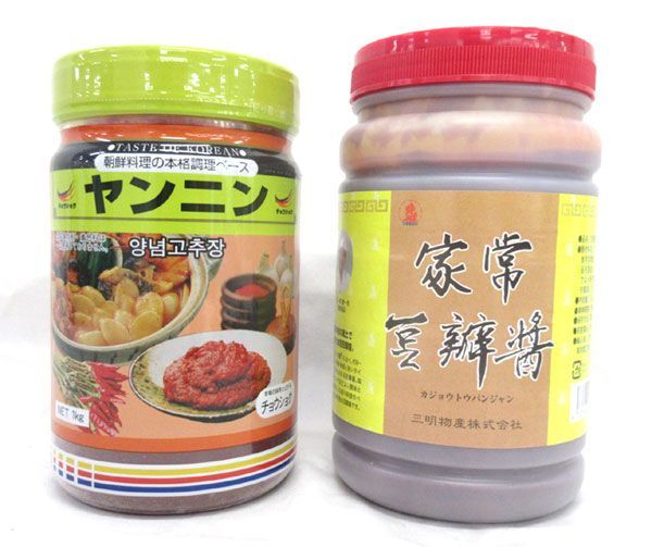 送料200円■lh033■家常豆板醤(1kg)・桃屋ラー油(1kg)　等　3種　15点【シンオク】