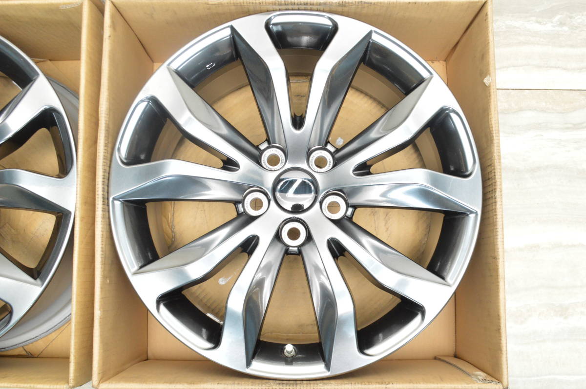 レクサス NX Fスポーツ 純正 18インチ 【1円スタート】【ほぼ新車外し