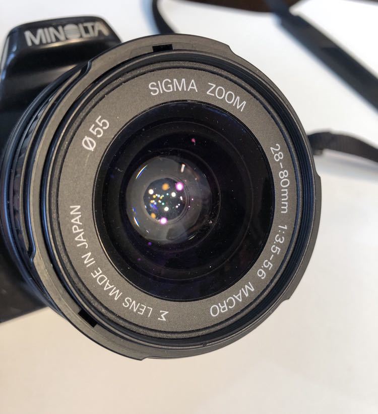 カメラ用品 まとめ MINOLTA α303si 28-80mm 1:3.5-5.6 レンズ 100-300mm 1:4.5-6.7 フラッシュ ARROW ACE QA-18 ケース付き_3