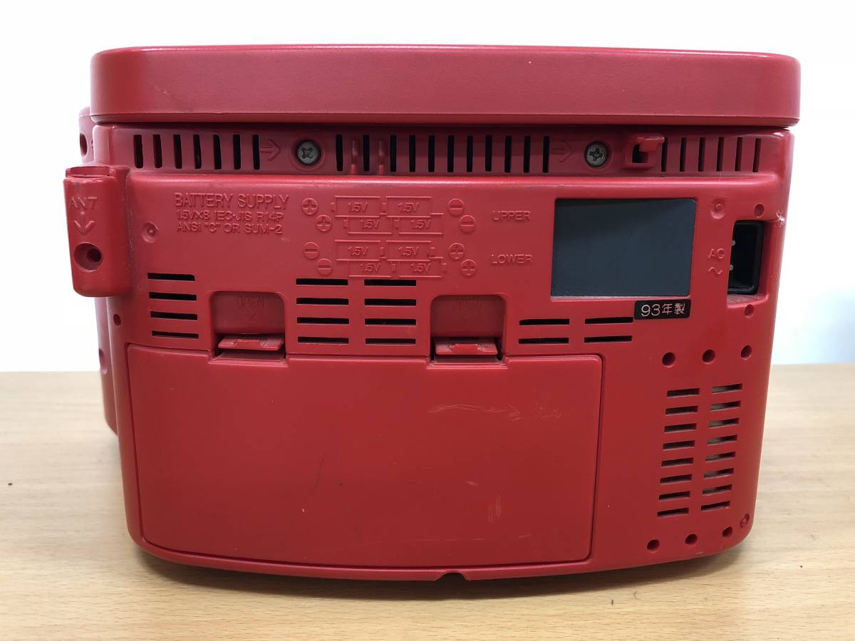 g/ 【レトロ】 コカコーラ ラジカセ 93年製 ジャンク CD カセット