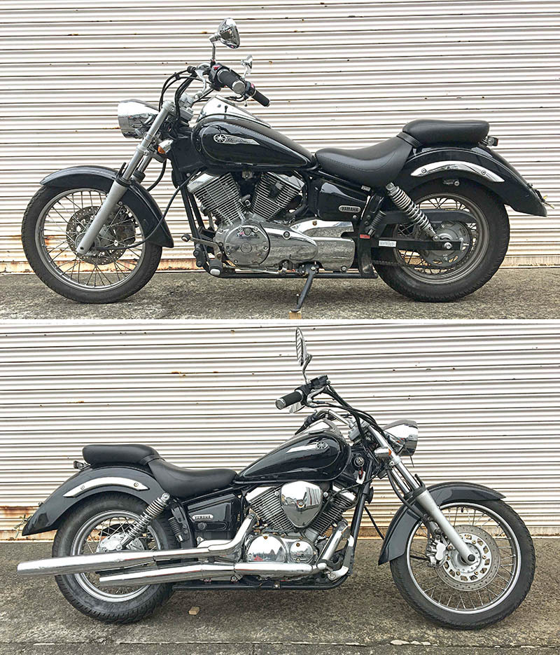 ドラッグスター250 VG02J 純正リアフェンダーステー c40-32s8 ドラスタ