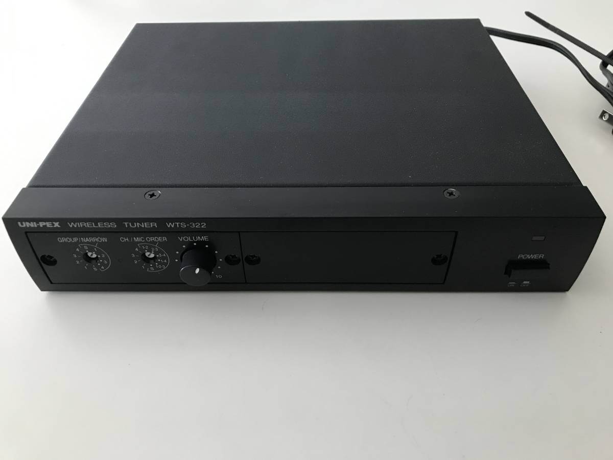 WTS-322UNI-PEX 300MHz ワイヤレス受信機 2ch用 チューナーユニット