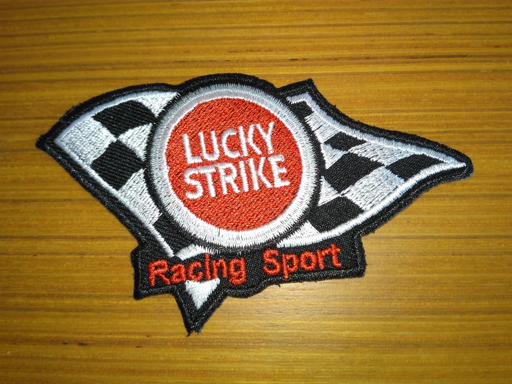 赤字覚悟 ラッキーストライク Lucky Strike Racing Sport 自動車 オートバイ バイク レース 裁縫 刺繍 スポンサー ワッペン アイロン ワッペン 売買されたオークション情報 Yahooの商品情報をアーカイブ公開 オークファン Aucfan Com