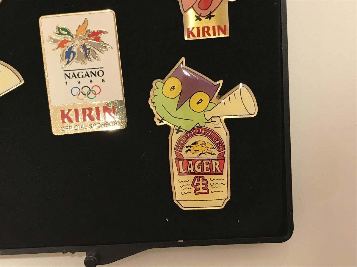 1998年 長野オリンピック スノーレッツ ピンバッジ KIRIN キリンビール 