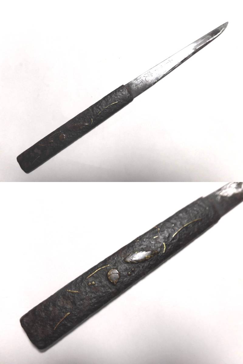 新作登場，本物保証 鉄地 薄肉彫り色絵 小柄 穂先在銘 縁頭 目貫(鍔、刀装具)｜売買されたオークション情報、yahooの商品情報をアーカイブ公開 - オークファン 鍔、刀装具