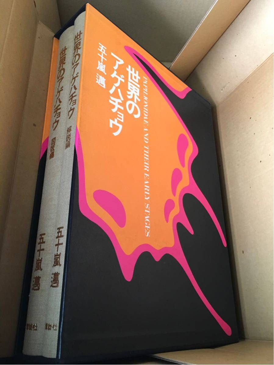 講談社 世界のアゲハチョウ 五十嵐邁（解説編・図版編）長期保管品