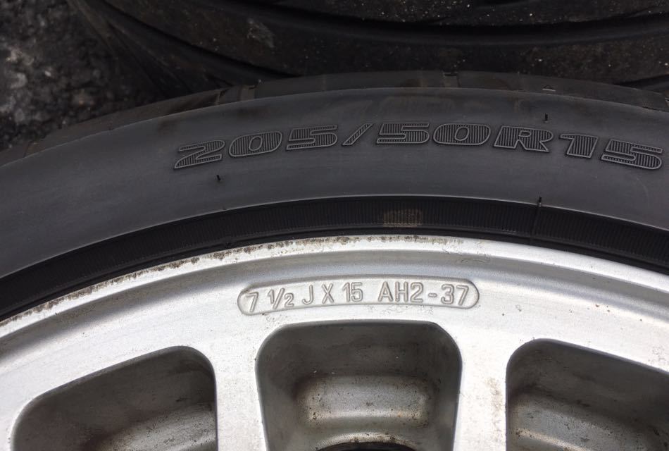 ランチア デルタ エボ1用ホイール 15インチ 中古 4本