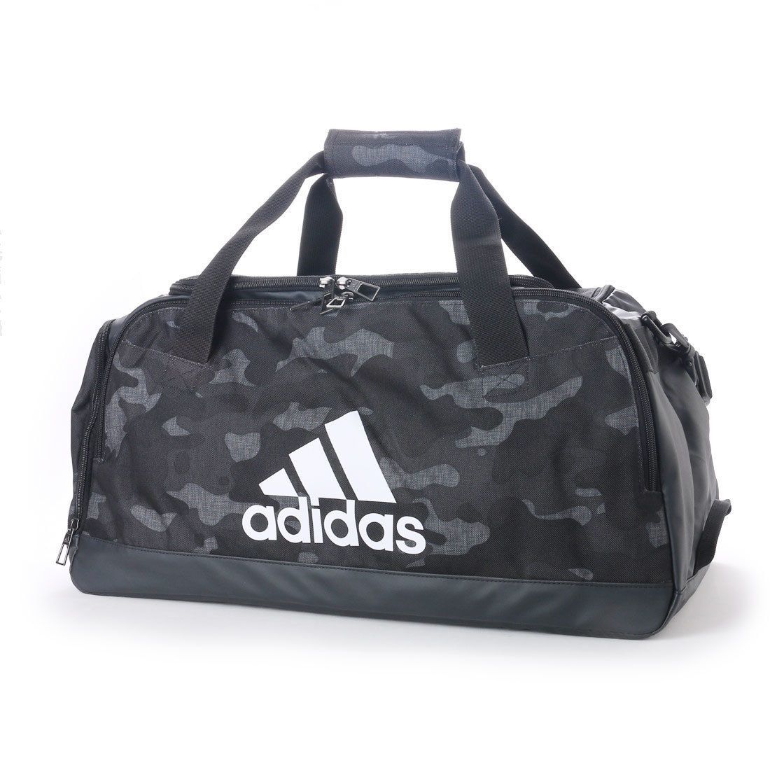 ☆adidas アディダス 多収納 ビッグ 特大 カモフラ 迷彩 ボストン