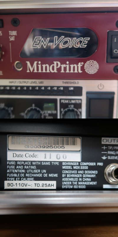 【動作確認済】Mind Print 真空管　マイクプリアンプ【完動品】 動作確認済】Mind Print 真空管 マイクプリアンプ【完動品】 動作確認