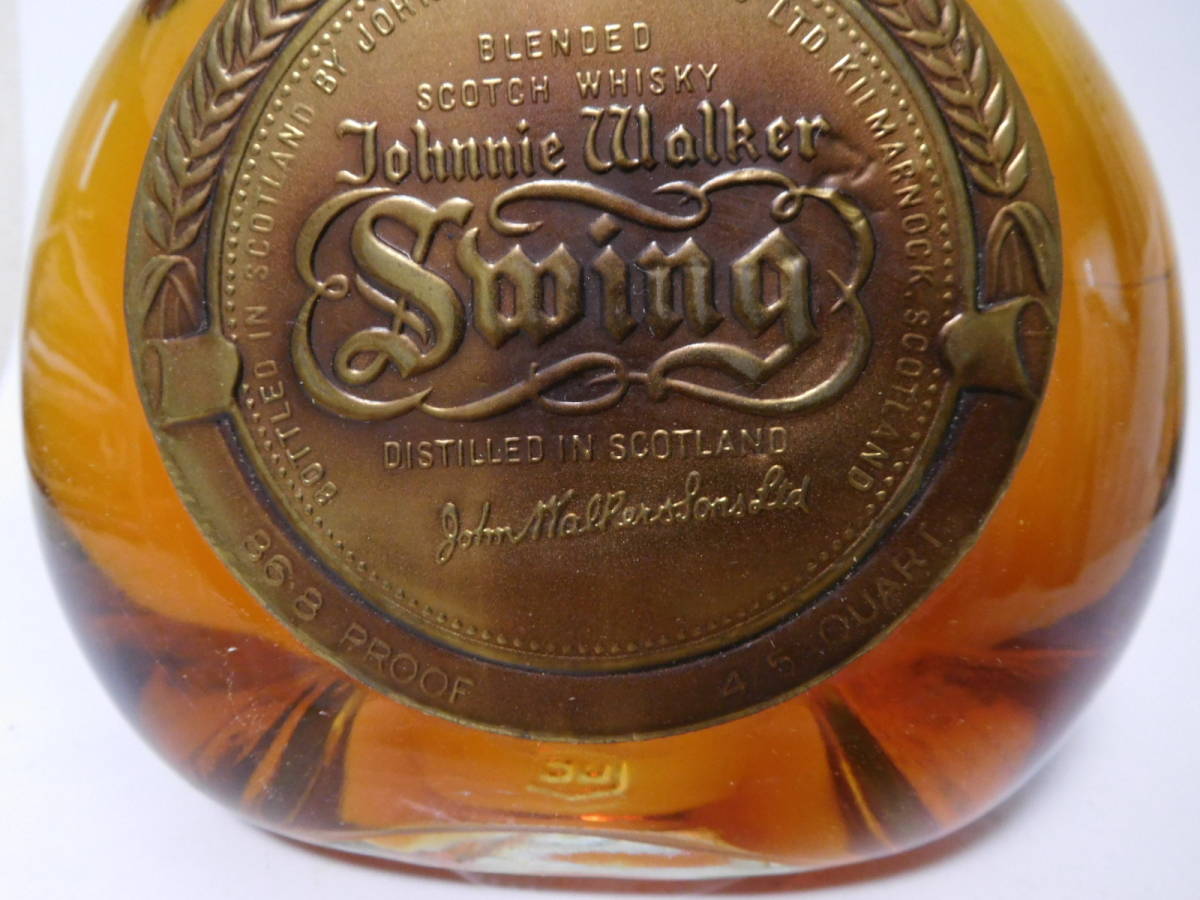 未開栓 JOHNNIE WALKER SWING ジョニーウォーカー スイング コルク栓