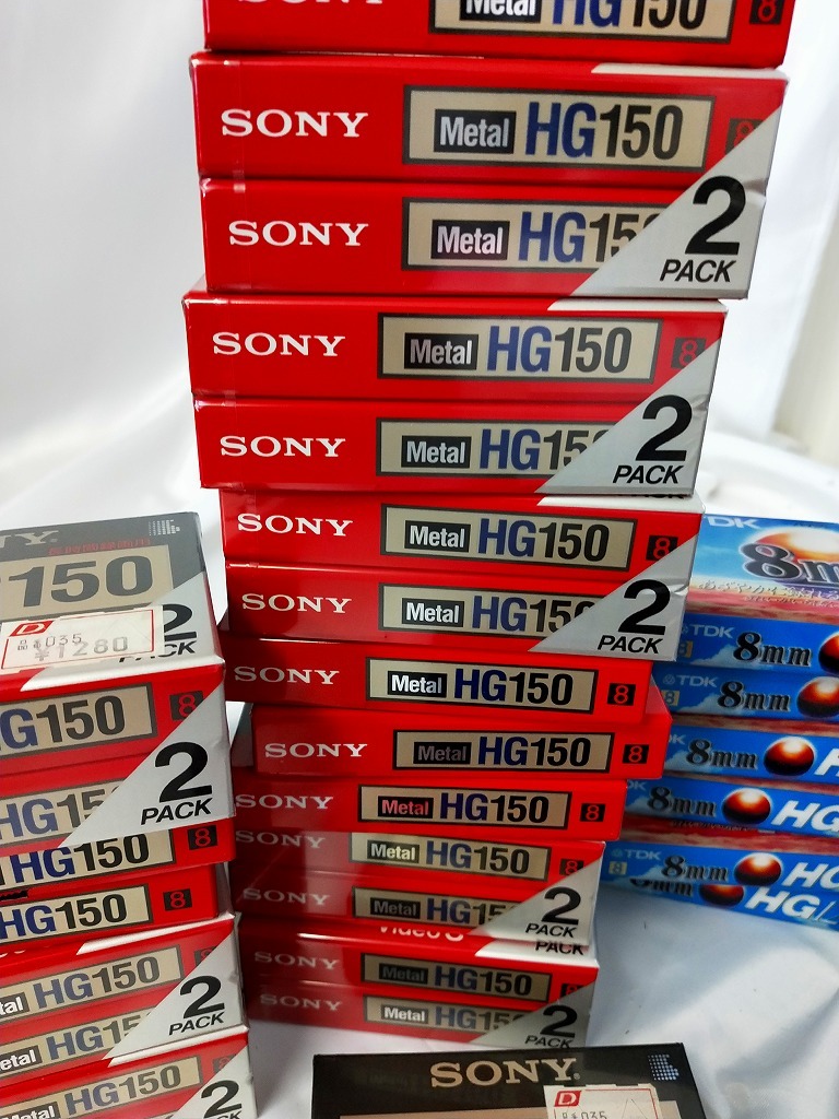 03GAD SUPER METAL 8mmテープ大量まとめ 新品・未使用品 メタル ハイグレード TDK SONY maxell FUJIFILM ソニー マクセル 富士フィルム等