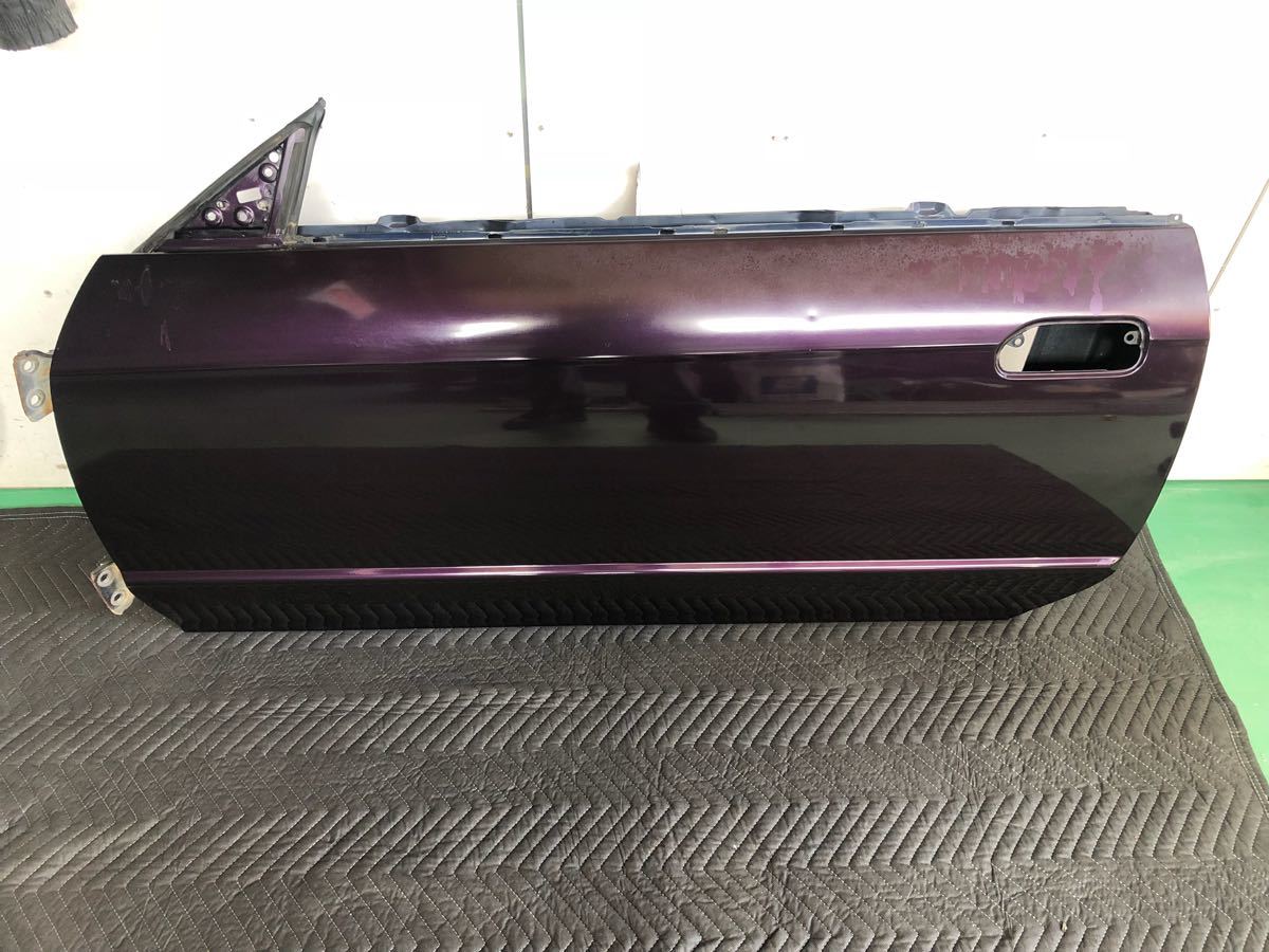  N-1 078 HCR32 スカイライン 2ドア 左側 ドア LH HCR32 BNR32 HNR32 ER32 ビーム無し 軽量タイプ 一部凹み サビ 補修前提(サイド)｜売買されたオークション情報、yahooの商品情報をアーカイブ公開 - オー 日産用