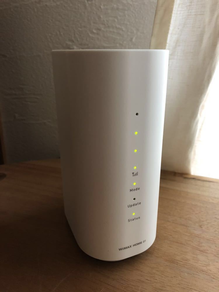 【送料無料】中古美品 UQ WiMAX2+ ホームルーター NEC製 WiMAX HOME 01