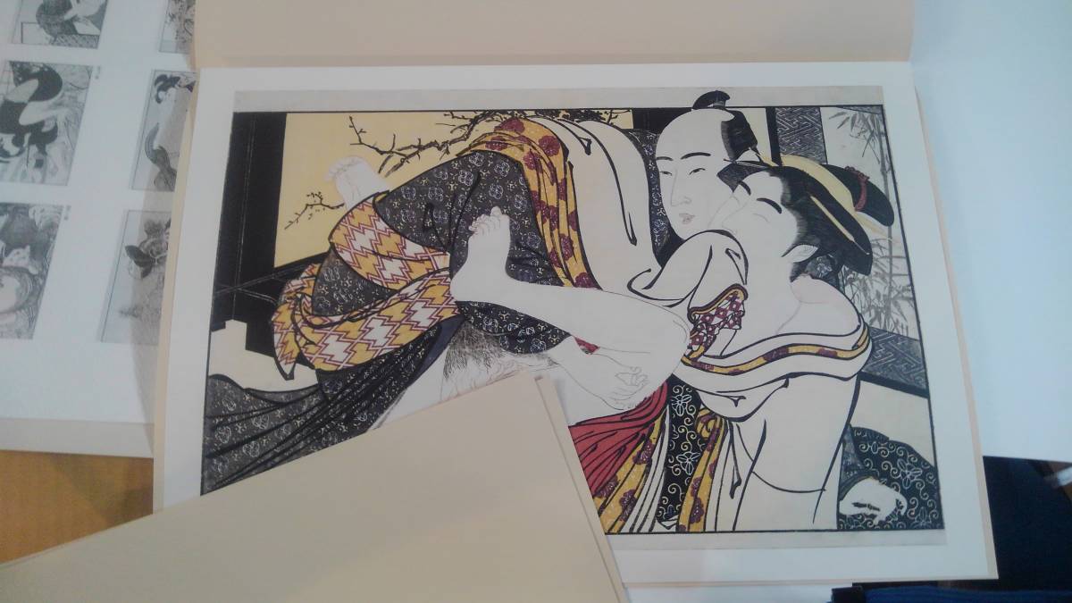 歌舞伎の歌まくら秘画帖 カラー版 歌まくら 浮世絵秘蔵名品集 喜多川歌麿 葛飾北斎 ⁄ - 春画 大型 鳥居清