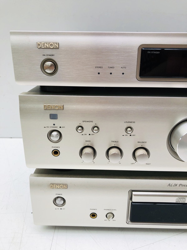 S-85◆DENON◆システムオーディオセット◆プリメインアンプ◆ラジオ◆CDプレーヤー◆PMA-390AEなど【同梱不可】