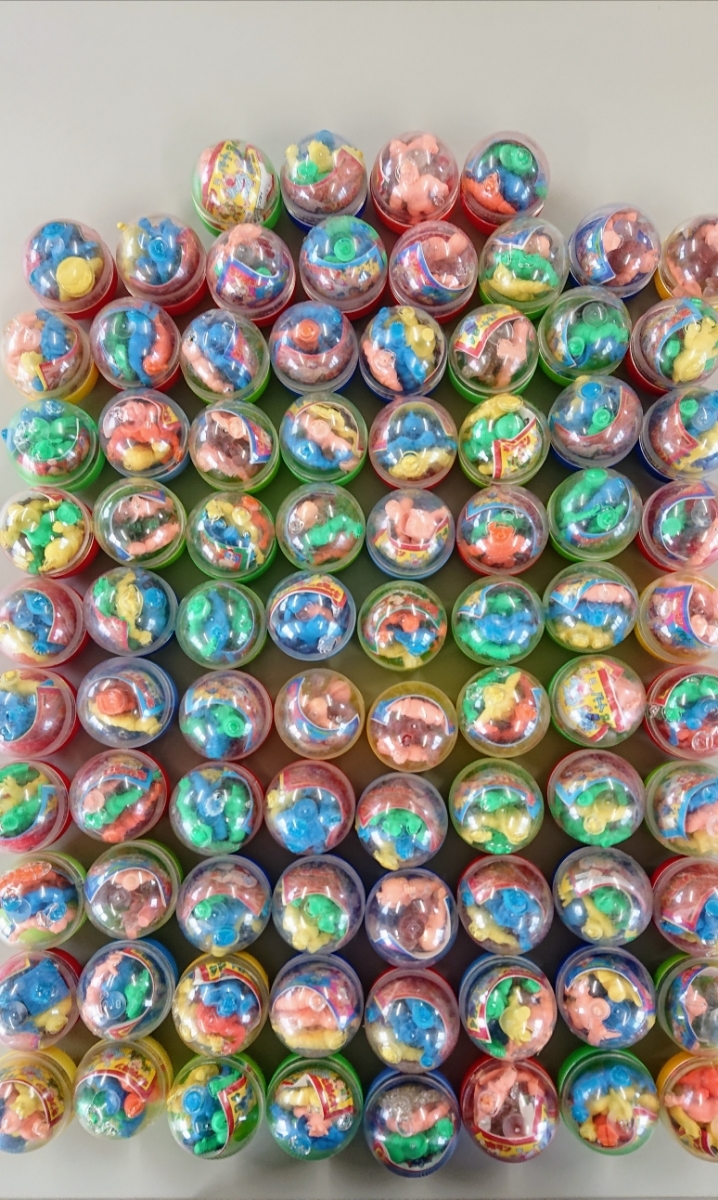 1円スタートデットストック　レア品　当時物　バンダイ　未開封【キン消し・84個セット】ガチャガチャ　カプセル・キン肉マン・キンケシ_2