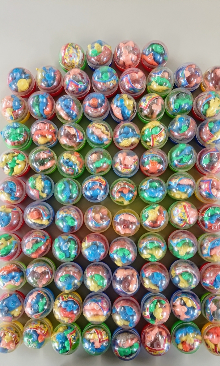 1円スタートデットストック　レア品　当時物　バンダイ　未開封【キン消し・84個セット】ガチャガチャ　カプセル・キン肉マン・キンケシ_3