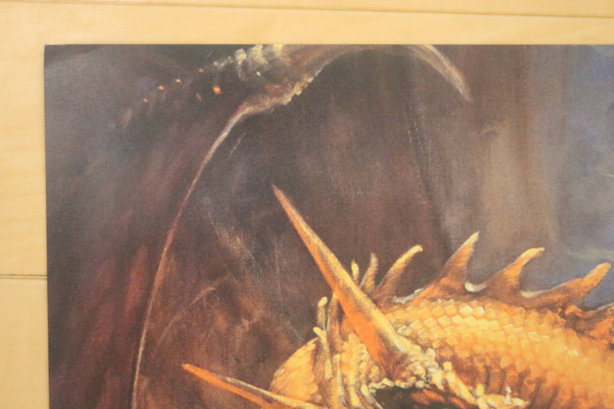 １円スタート！ゴジラvsキングギドラ・1991年・B2サイズ・ポスター・生頼範義・東宝・特撮・映画・円谷・Godzilla Poster Toho