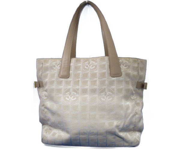 大宮店】 CHANEL/シャネル トートバッグ トラベルライン ベージュ系 