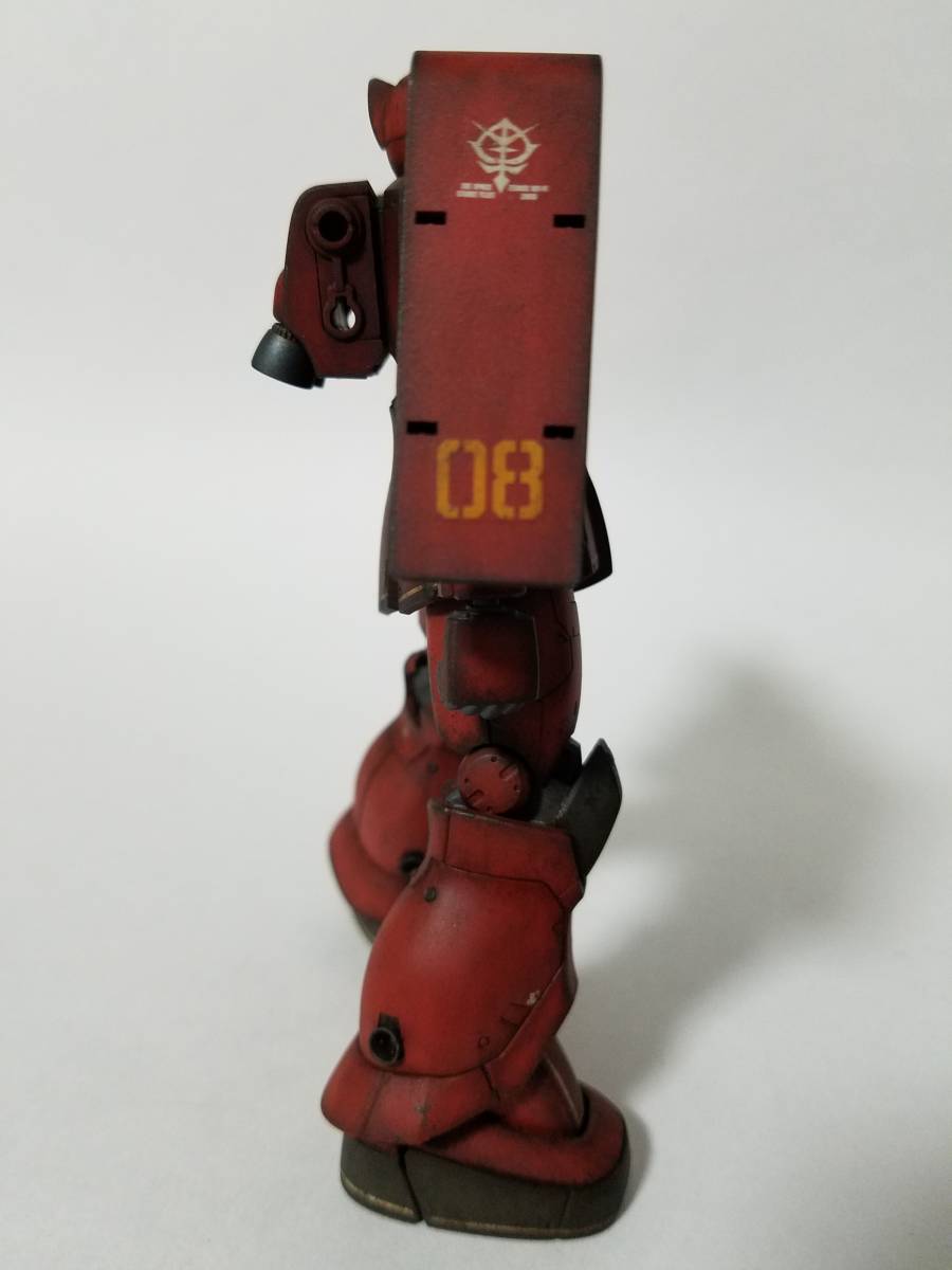 HGUC1/144スケール　MS-05S 　シャア専用ザクI　ウェザリング　改修完成品_7